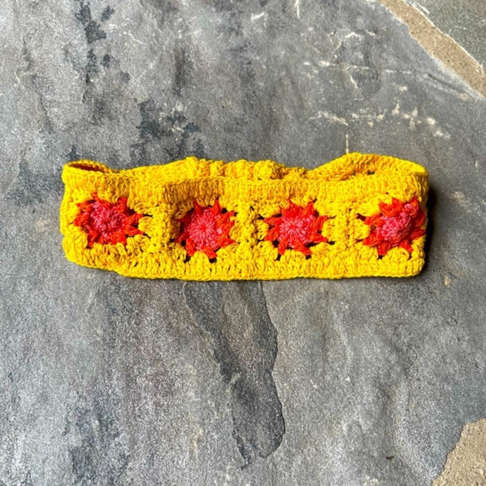 Free People-Small  Crochet Hair Wrap